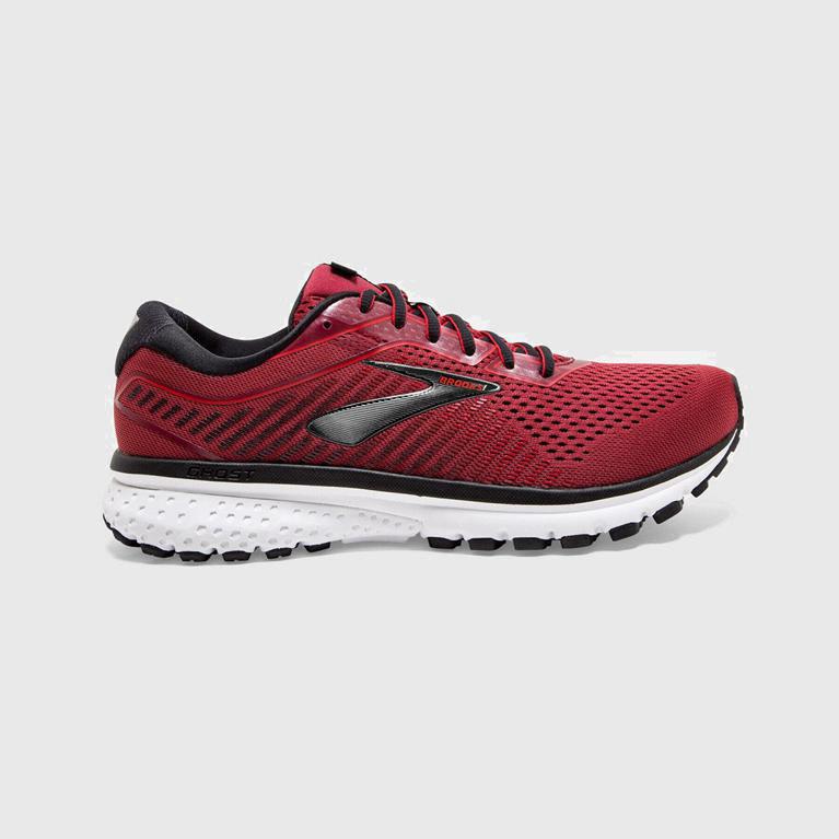 Brooks Ghost 12 Israel - Men's Road Running Shoes - Red (38412-DYVN)